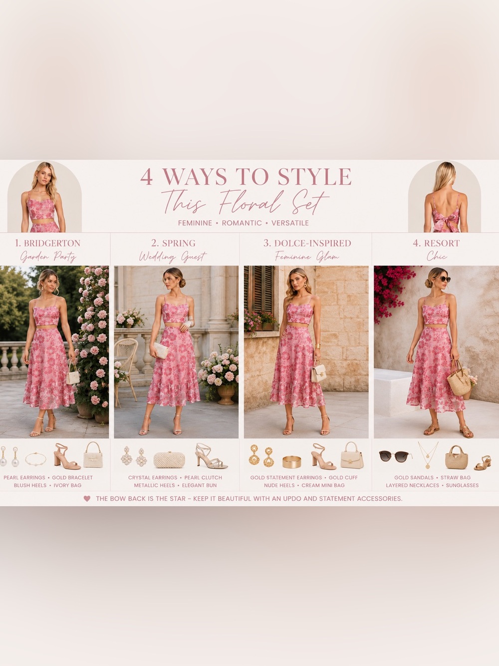 Lulus ✨ Certainly Stylish Mauve Pink Burnout Floral Two-Piece Midi Dress - Picture 16 of 16
